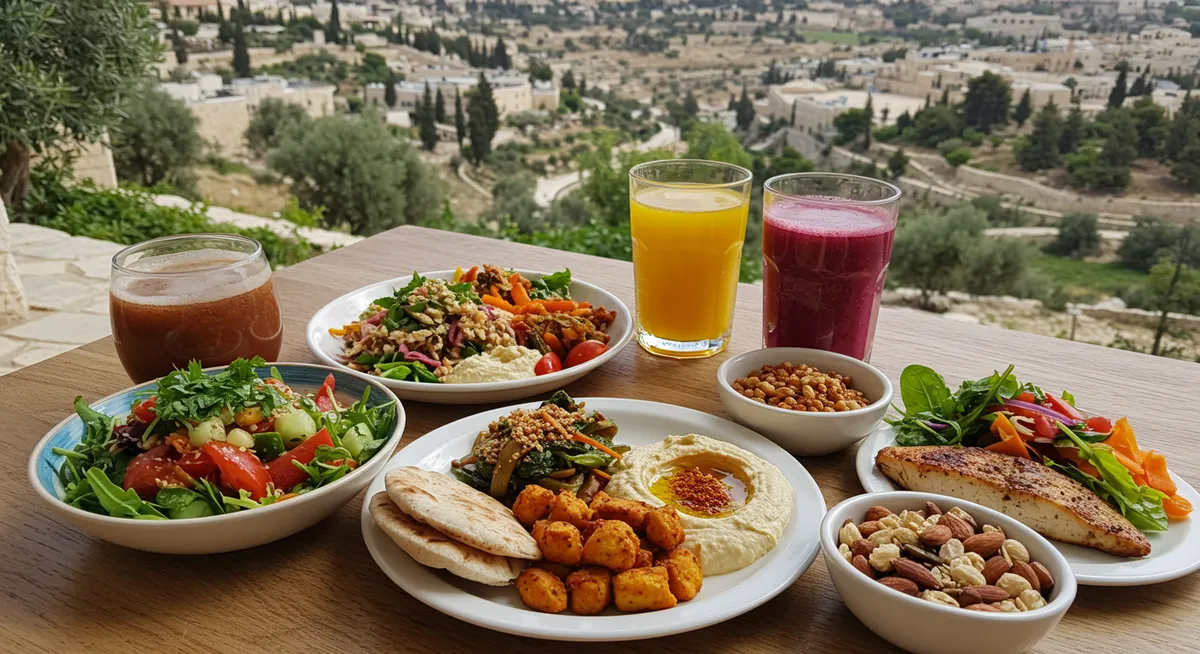 Healthy Food Options Near Jerusalem Wellness Retreats