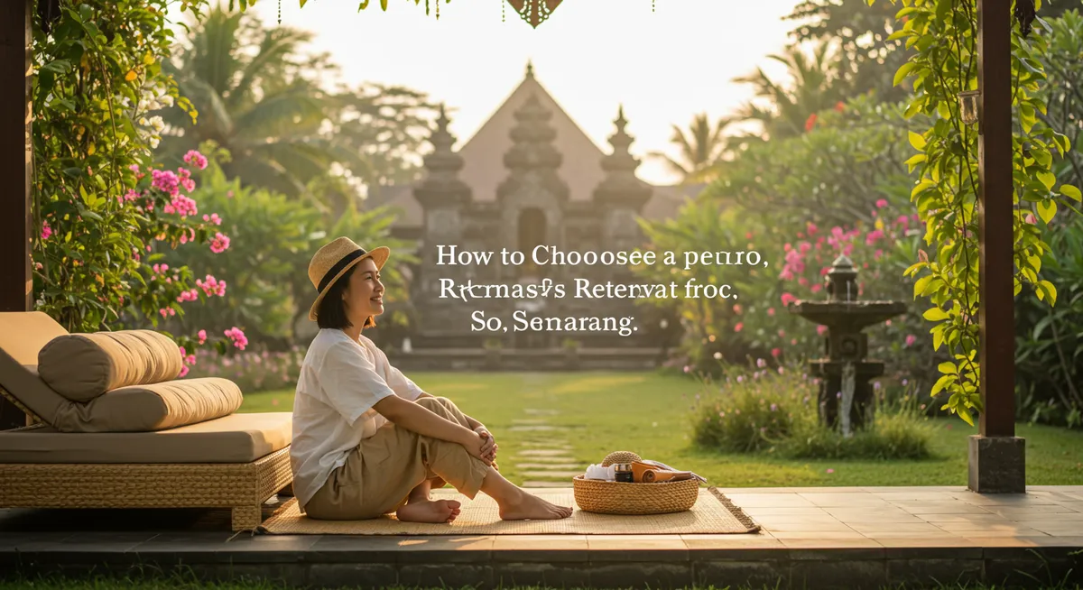 How to Choose a Wellness Retreat in Semarang for Solo Travelers