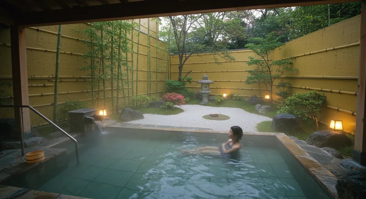 Traditional Japanese Hot Spring Wellness Fukuoka